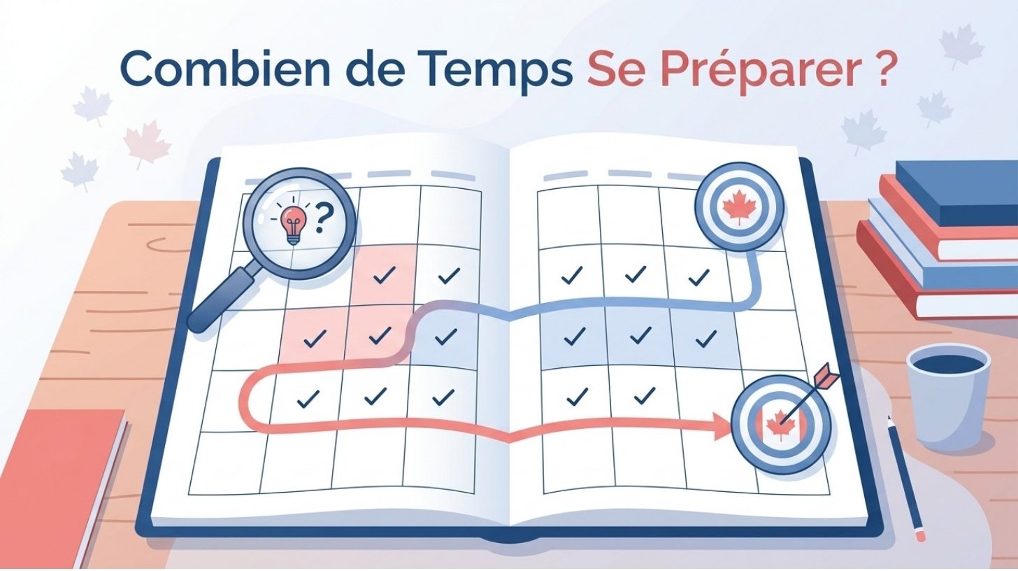 Combien de temps et comment se préparer au TCF Canada