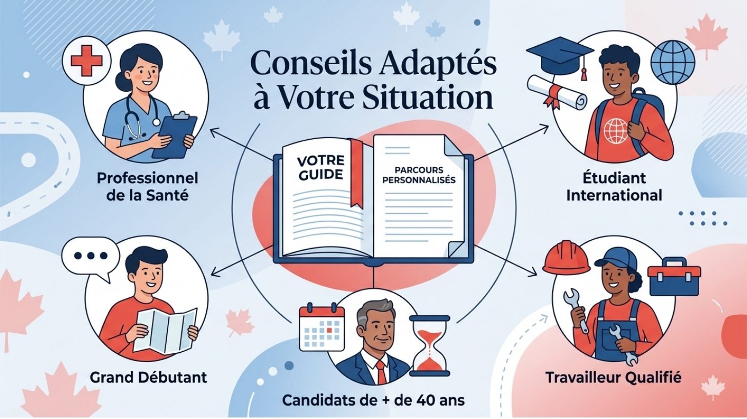 TCF Canada pour public spécifique : conseils adaptés à votre situation